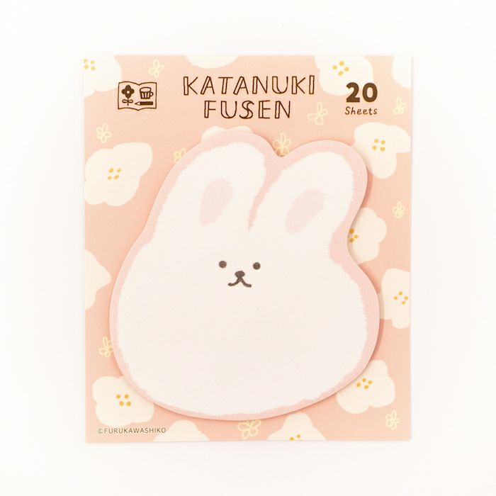 Furukawashiko Die Cut Sticky Notes - Watashi Biyori - Rabbit