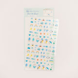 Furukawashiko Daily Seal Sticker Sheet - Watashi Biyori - Weather Blue