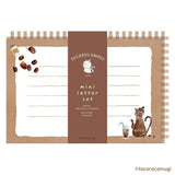 Furukawashiko Tocorocomugi Mini Letter Set - Cafe