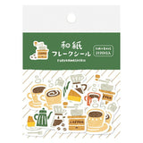 Furukawashiko Flake Stickers - Coffee