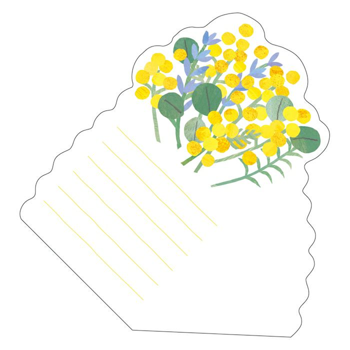 Furukawashiko Bouquet Letter - Mimosa Bouquet