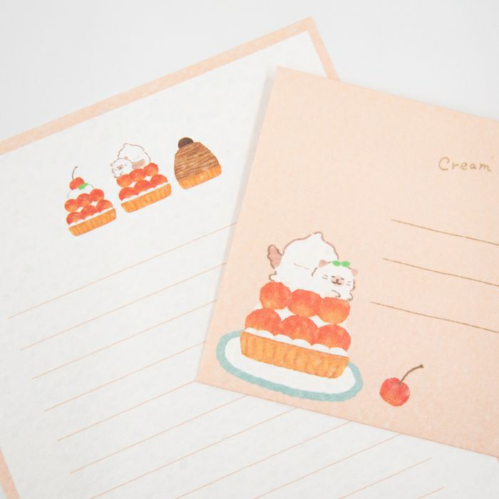 Furukawashiko Letter Set - Sweets Animal Workshop - Cat