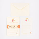 Furukawashiko Mini Letter Set - Cat and Apple