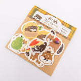 Furukawashiko Flake Stickers - Shiba Inu and Sweets
