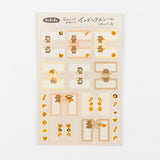 Furukawashiko Fufufu Notebook Index Stickers - Bear Bakery