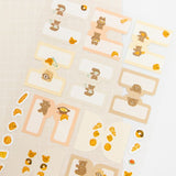 Furukawashiko Fufufu Notebook Index Stickers - Bear Bakery