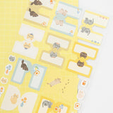 Furukawashiko Fufufu Notebook Index Stickers - Cat Room