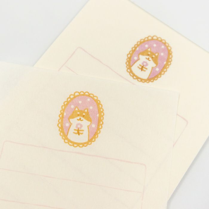 Furukawashiko Mini Letter Set - Shiba Inu and Gift