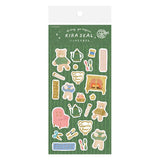 Furukawashiko Foil Sticker Sheet - Knit and Bear