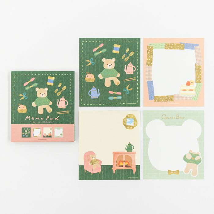 Furukawashiko Memo Pad - Knit and Bear