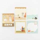 Furukawashiko Memo Pad - Snow Scene and Dog