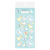 Furukawashiko Sticker Sheet - Flowers and Ducks