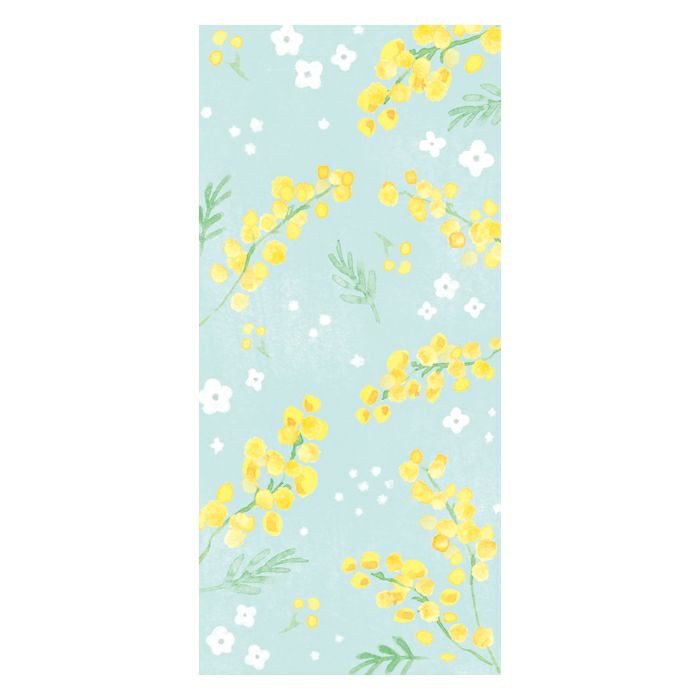 Furukawashiko Today's Letter - Mimosas and White Flowers