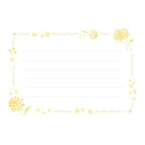 Furukawashiko Mini Horizontal Letter Set - Nanohana Flowers