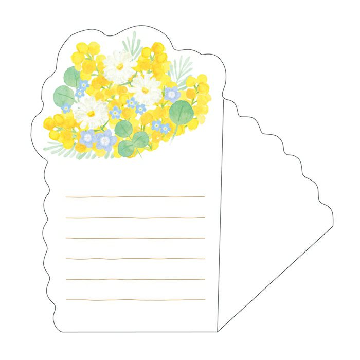 Furukawashiko Bouquet Letter - Mimosa Bouquet