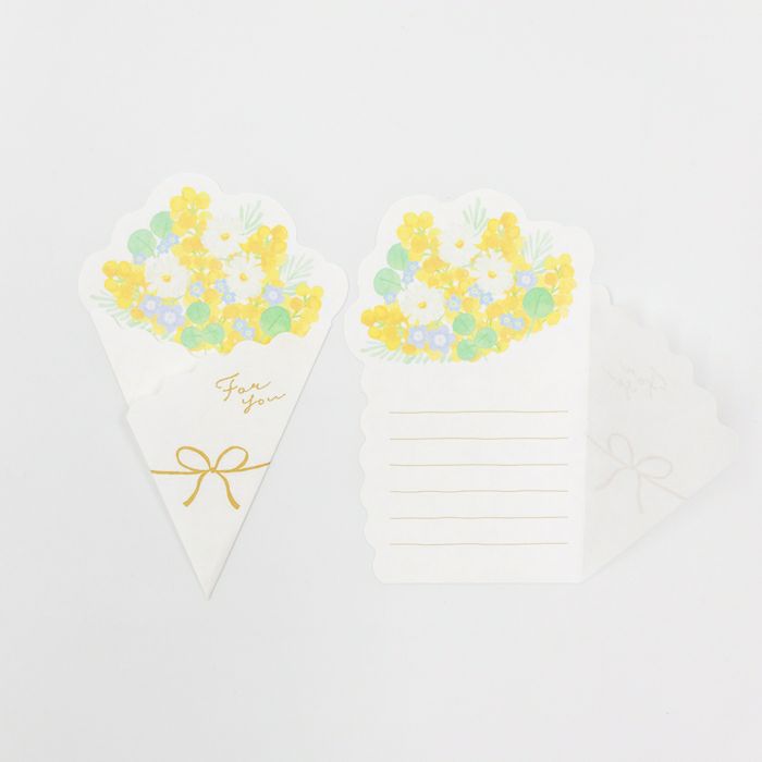 Furukawashiko Bouquet Letter - Mimosa Bouquet