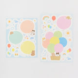 Furukawashiko Message Sticker Sheet - Balloon