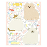 Furukawashiko Message Sticker Sheet - Animals