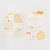 Furukawashiko Message Sticker Sheet - Animals