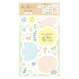 Furukawashiko Message Sticker Sheet - Flower