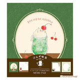 Furukawashiko Tocorocomugi Memo Pad - Coffee Shop