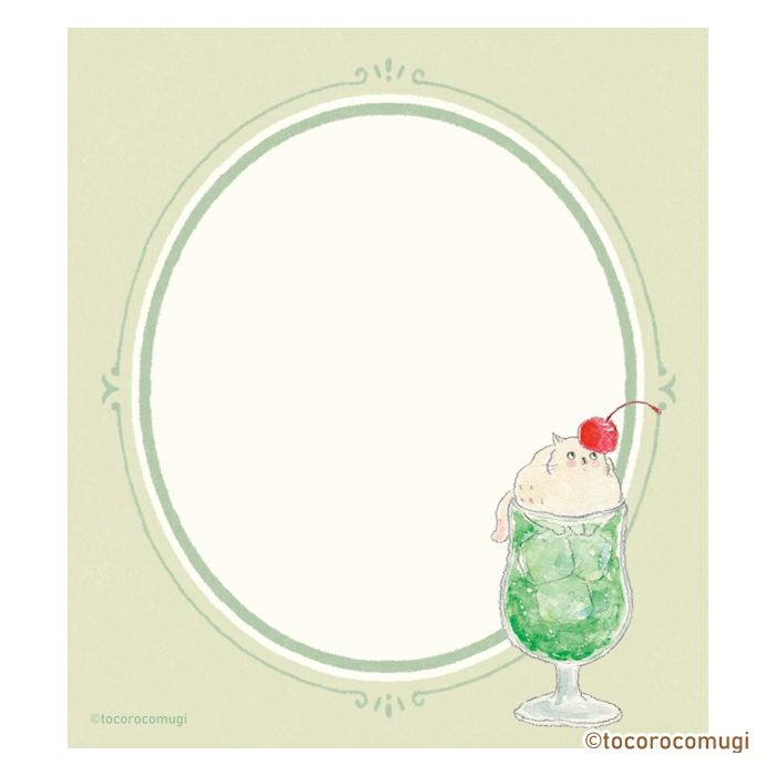 Furukawashiko Tocorocomugi Memo Pad - Coffee Shop