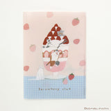 Furukawashiko A5 Clear File - Strawberry Sweets