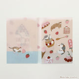 Furukawashiko A5 Clear File - Strawberry Sweets