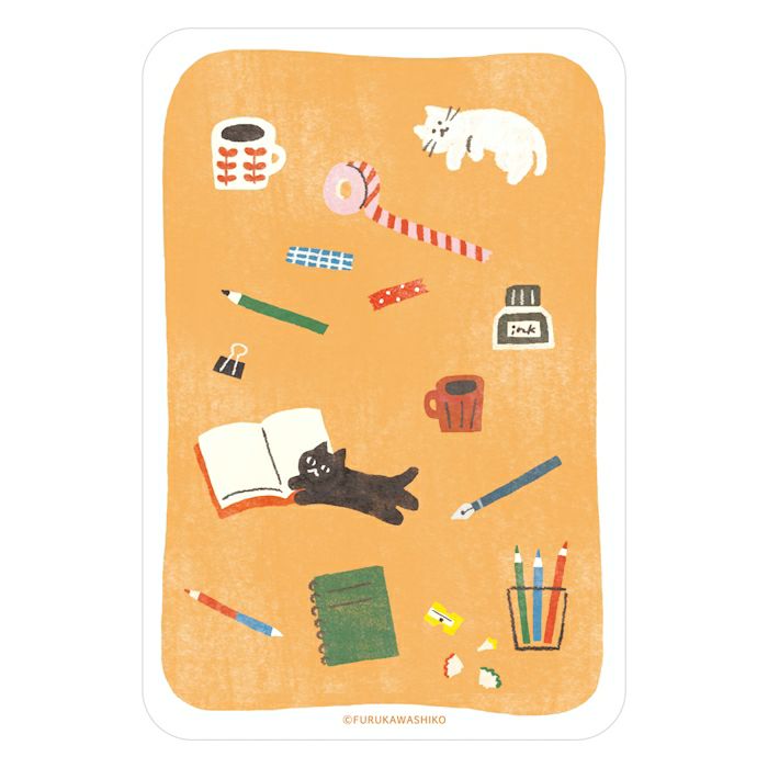 Furukawashiko Pocket Size Clear Bookmark (A6)