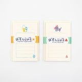 Furukawashiko Mini Letter Set - Cat and Watermelon