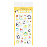 Furukawashiko Clear Sticker Sheet - Penguins and Shaved Ice