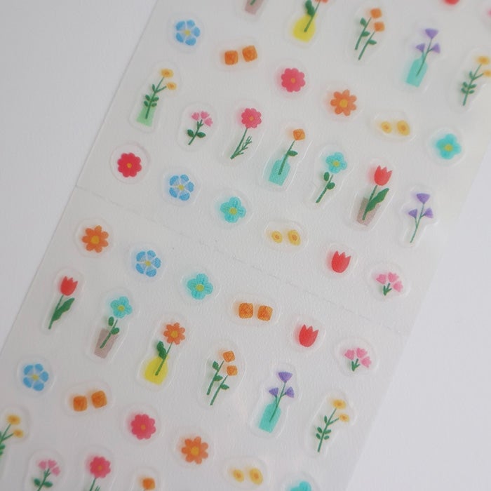 Furukawashiko Chocolog Choco-Peta Stickers - Flower