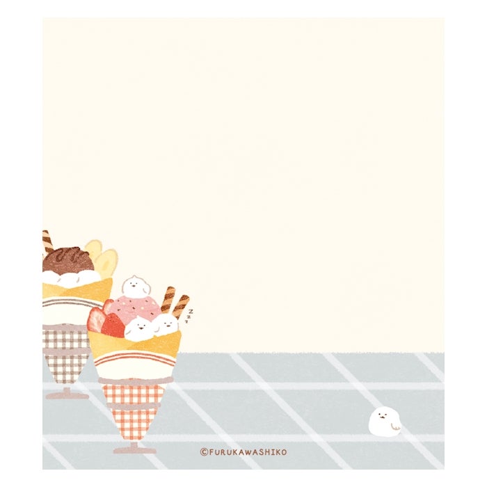 Furukawashiko Sweets Animal Workshop Memo Pads - Kotori