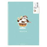 Furukawashiko A5 Clear File - Relaxing Panda