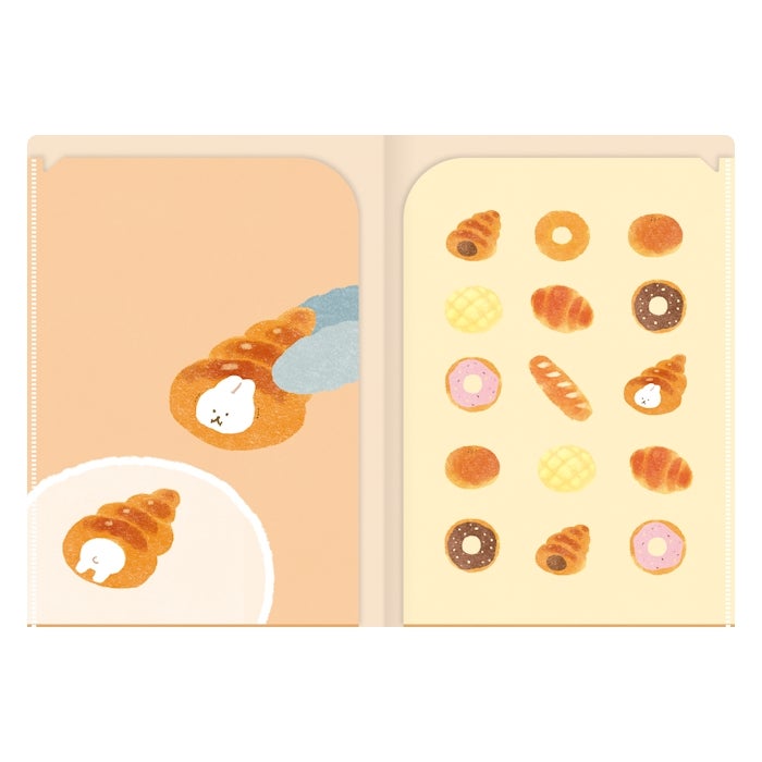 Furukawashiko A5 Clear File - Cozy Rabbit