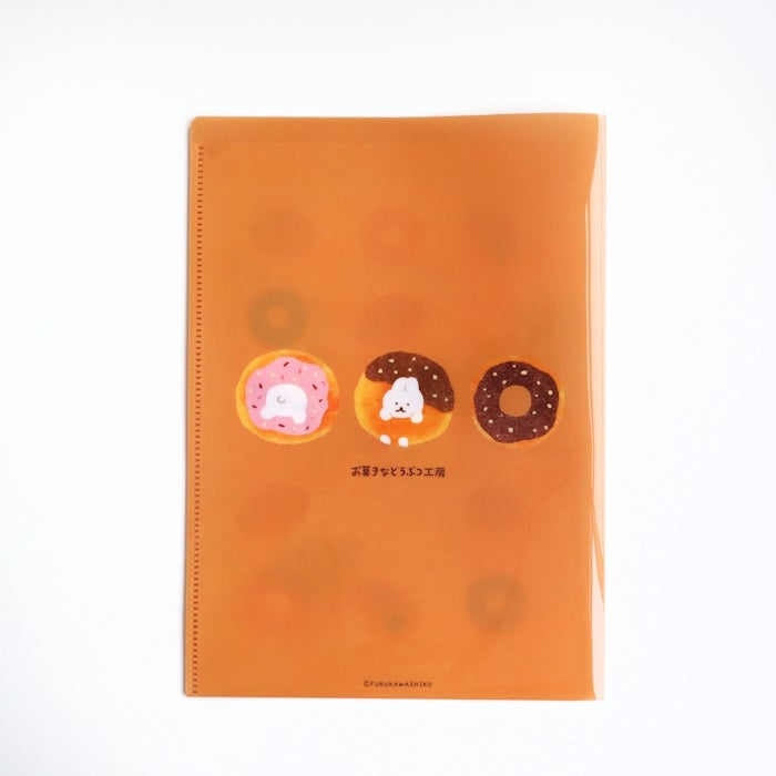 Furukawashiko A5 Clear File - Cozy Rabbit