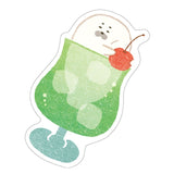 Furukawashiko Sweets Animal Workshop Sticker Set - Cream Seal