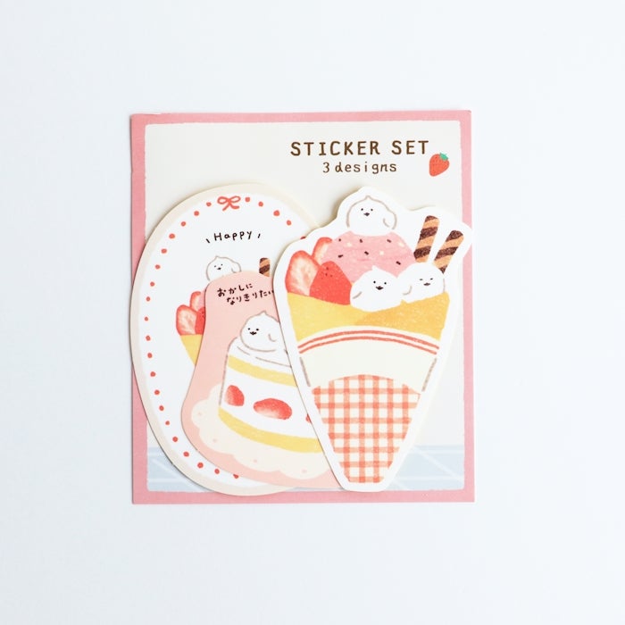 Furukawashiko Sweets Animal Workshop Sticker Set - Kotori