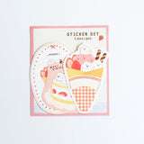 Furukawashiko Sweets Animal Workshop Sticker Set - Kotori