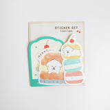 Furukawashiko Sweets Animal Workshop Sticker Set - Trapped Dog