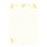 Furukawashiko Stamp Letter Set - Warm and Fuzzy Mimosa