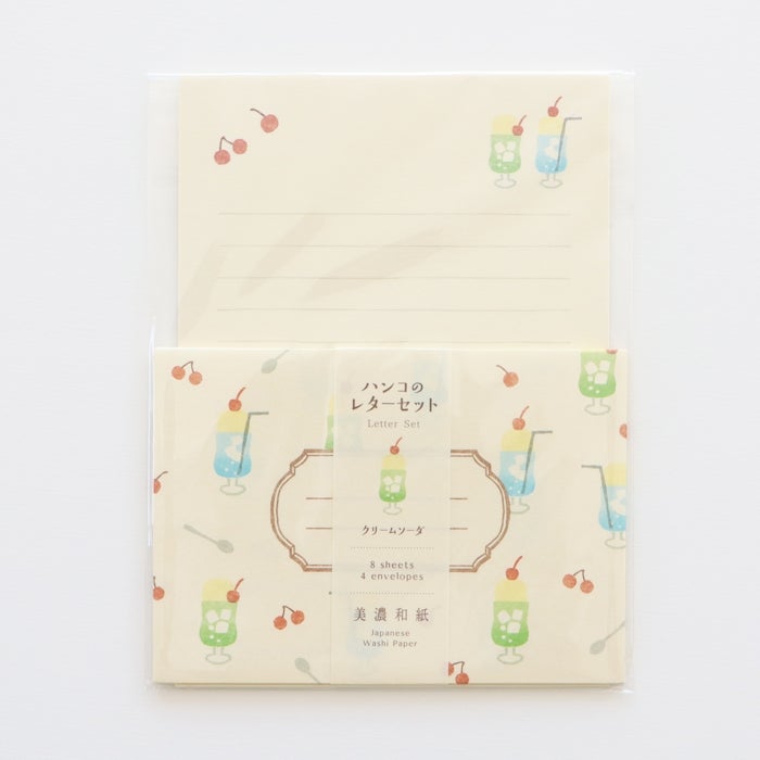 Furukawashiko Stamp Letter Set - Cream Soda