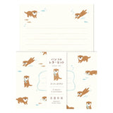 Furukawashiko Stamp Letter Set - Smooth-Swimming Otter