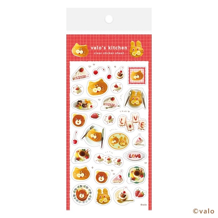 Furukawashiko Clear Sticker Sheet - Heart-Fluttering Desserts