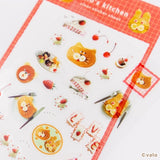 Furukawashiko Clear Sticker Sheet - Heart-Fluttering Desserts