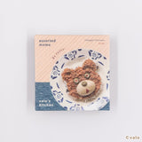 Furukawashiko 6-Design Memo Pad - Plate Time
