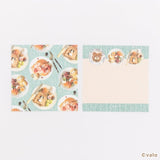 Furukawashiko 6-Design Memo Pad - Plate Time