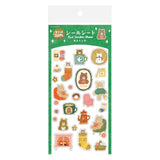 Furukawashiko Foil Sticker Sheet - Yarn and Bear