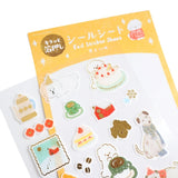 Furukawashiko Foil Sticker Sheet - House and Dog