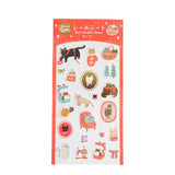 Furukawashiko Foil Sticker Sheet - House and Cat